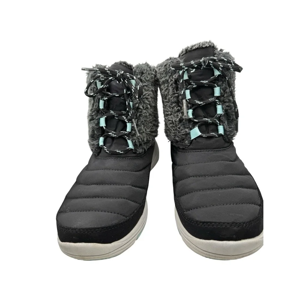 Ryka Women's Winter Boots Size‎ 8 Black Insulated Lace Up Outdoor Comfort Boots - Picture 3 of 16